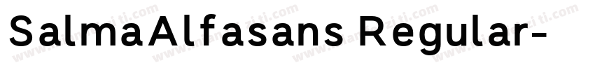 SalmaAlfasans Regular字体转换
